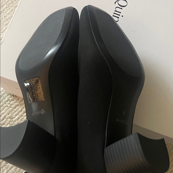 Quince Sleek Black Ankle Booties - Picture 7 of 14